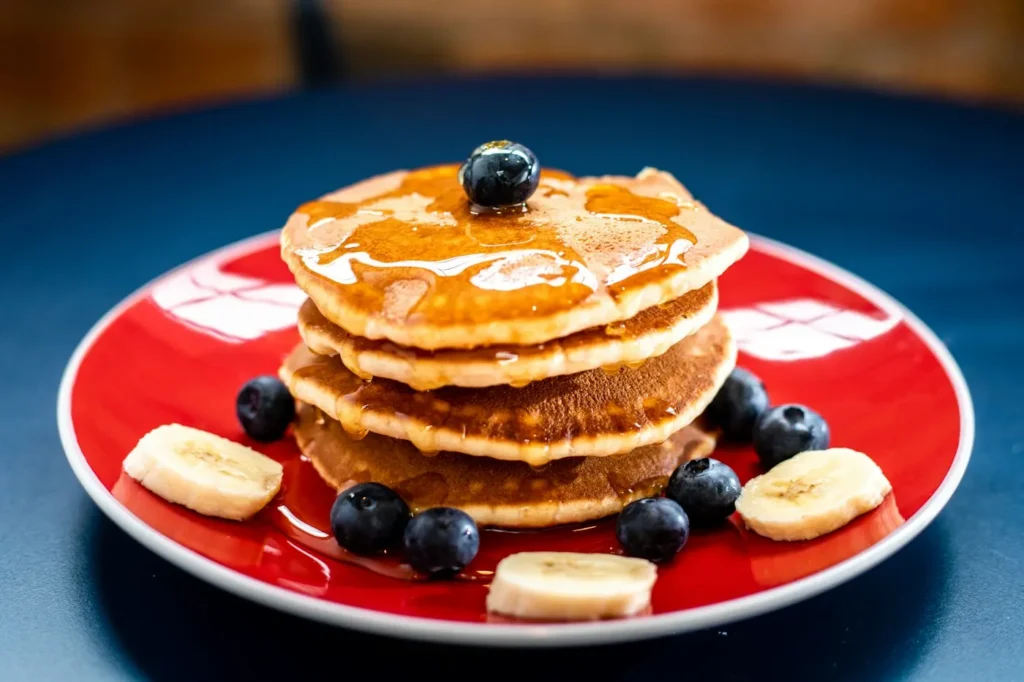 Illustrative food photograph for Fluffy buttermilk pancakes