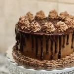 Illustrative food photograph for Simple chocolate celebration cake